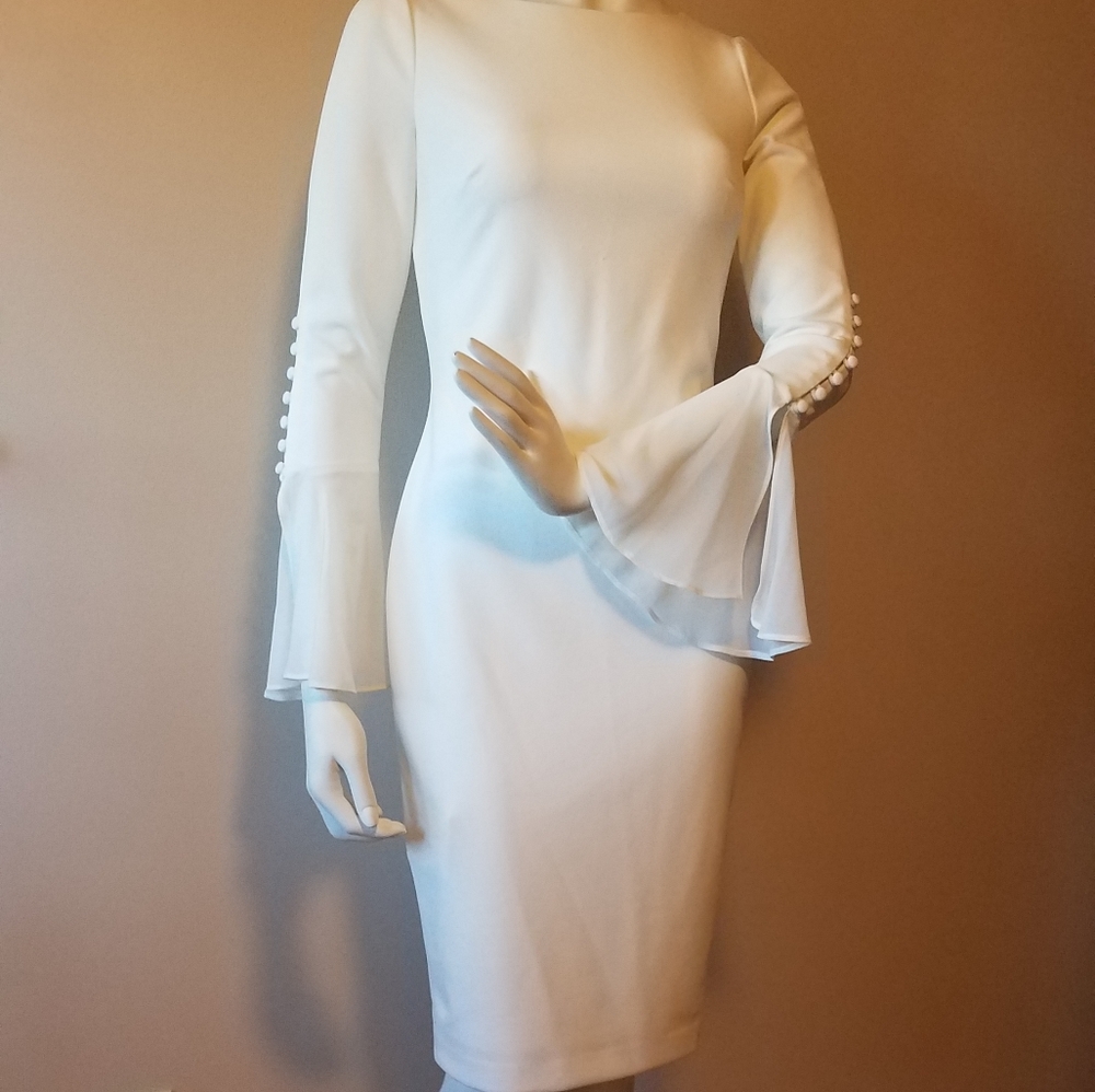 NWT Calvin Klein white dress